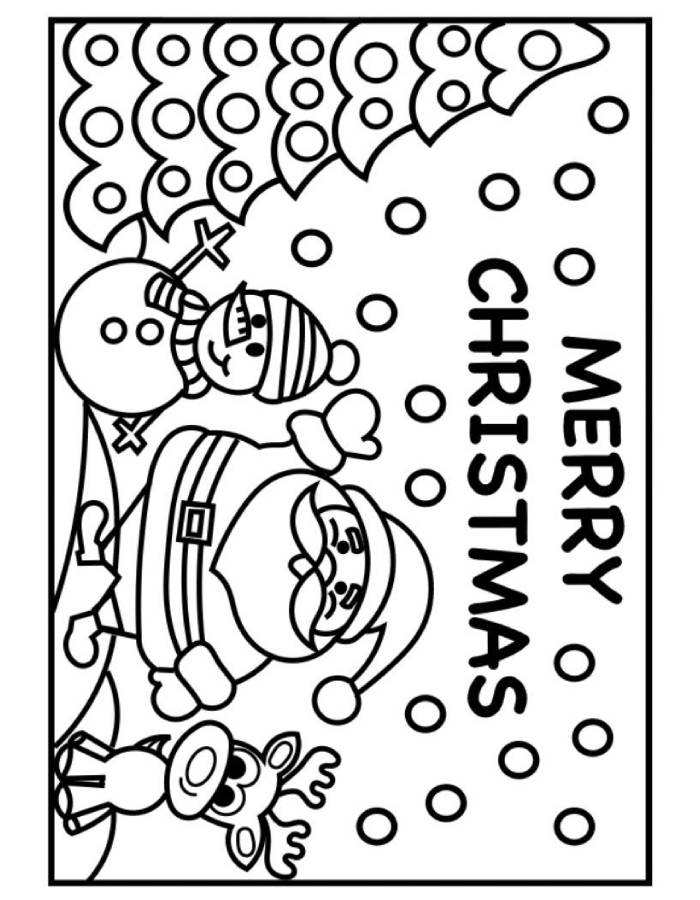  Free Printable Winter Holiday Coloring Page