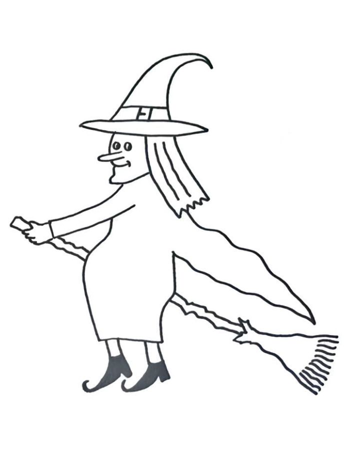 Witch  coloring page