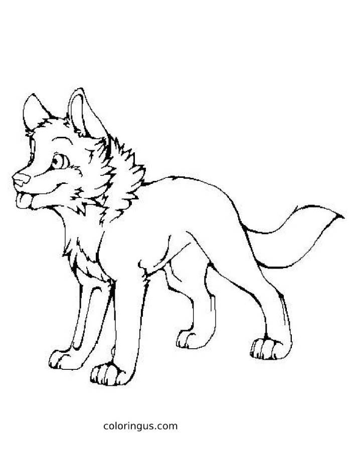 Wolf Coloring Pages