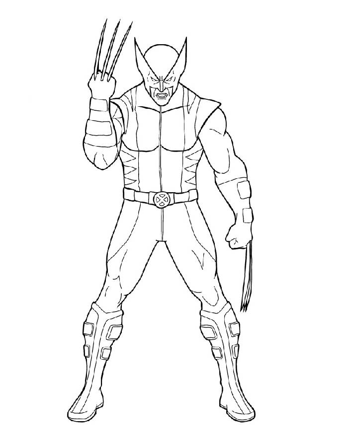 Wolverine Simple Drawing