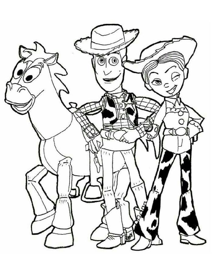 Woody Printable Pdf Coloring Page