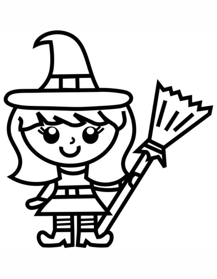 Worksheets Halloween Coloring Page