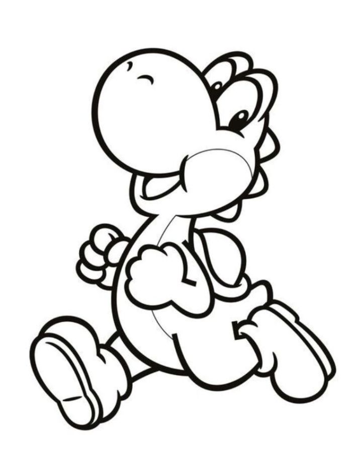 Yoshi  coloring page