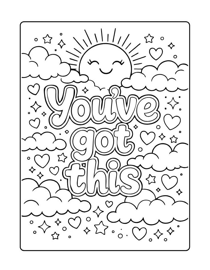 You’ve Got This Coloring Page
