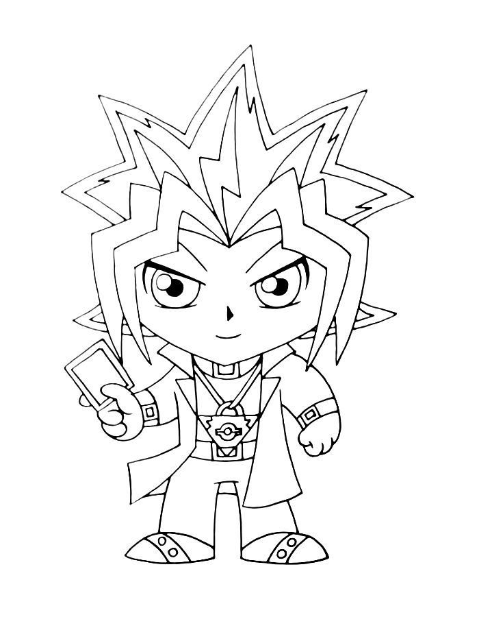 Yu-Gi-Oh  coloring page