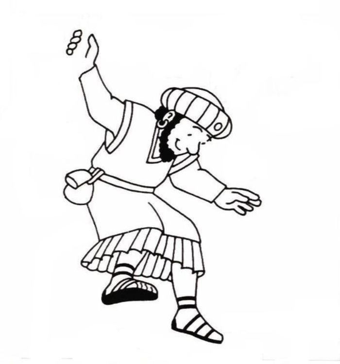 Zacchaeus Printable Coloring Page